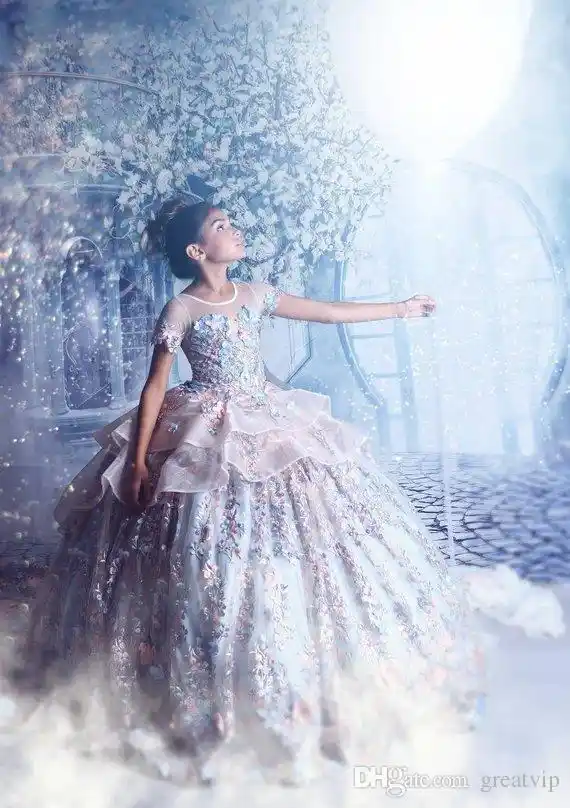 extravagant flower girl dresses