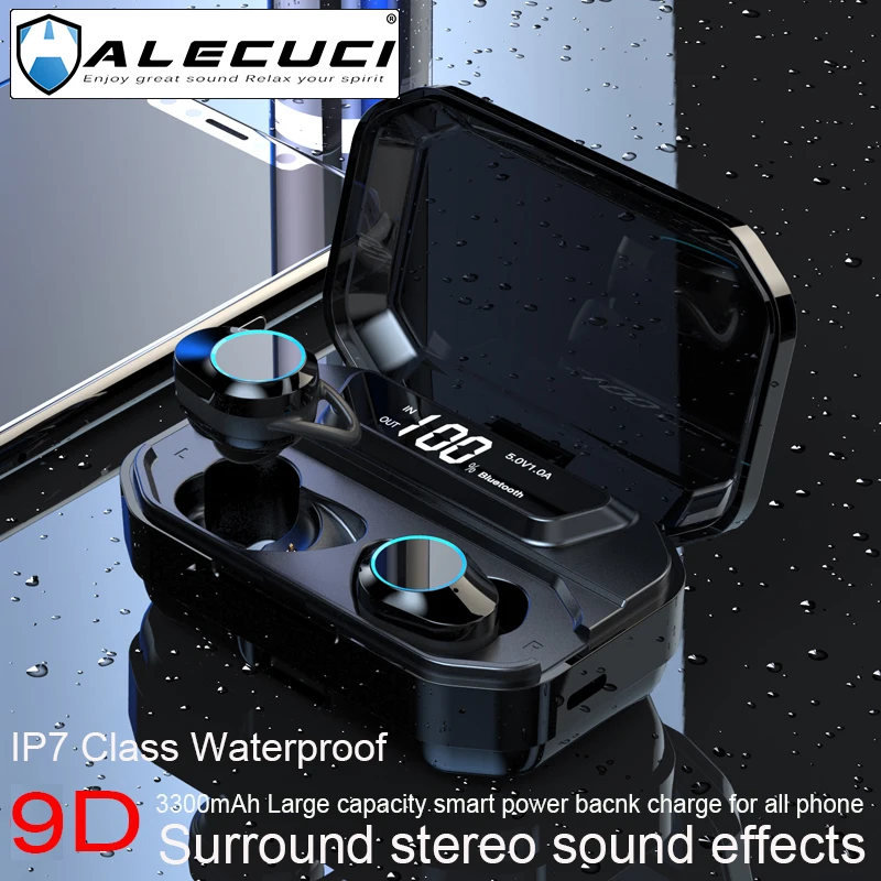 ALECUCI G02 Bluetooth 5.0 Headphones Wireless
