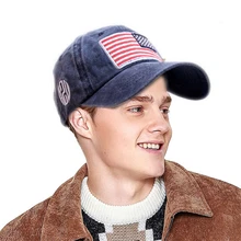 Новая взрослая шляпа с американским флагом, вымытая старая бейсболка с буквами, модная унисекс шляпа в стиле хип-хоп, Весенняя хлопковая бейсболка