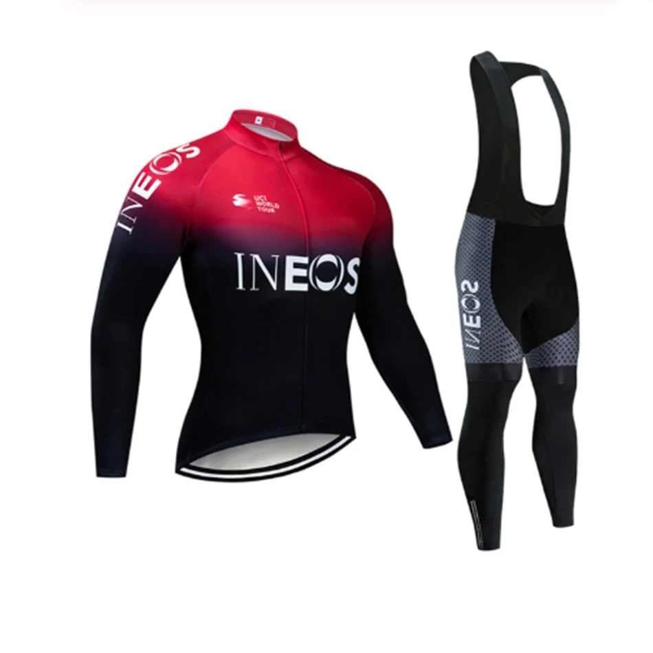 winter jersey set 2 Cinelli зима Pro велосипедная команда Джерси Набор Roupa ciclismo Майо MTB Roadbike теплая куртка и thearmale Велоспорт нагрудник плотный-Мужской - Цвет: winter jersey set 2