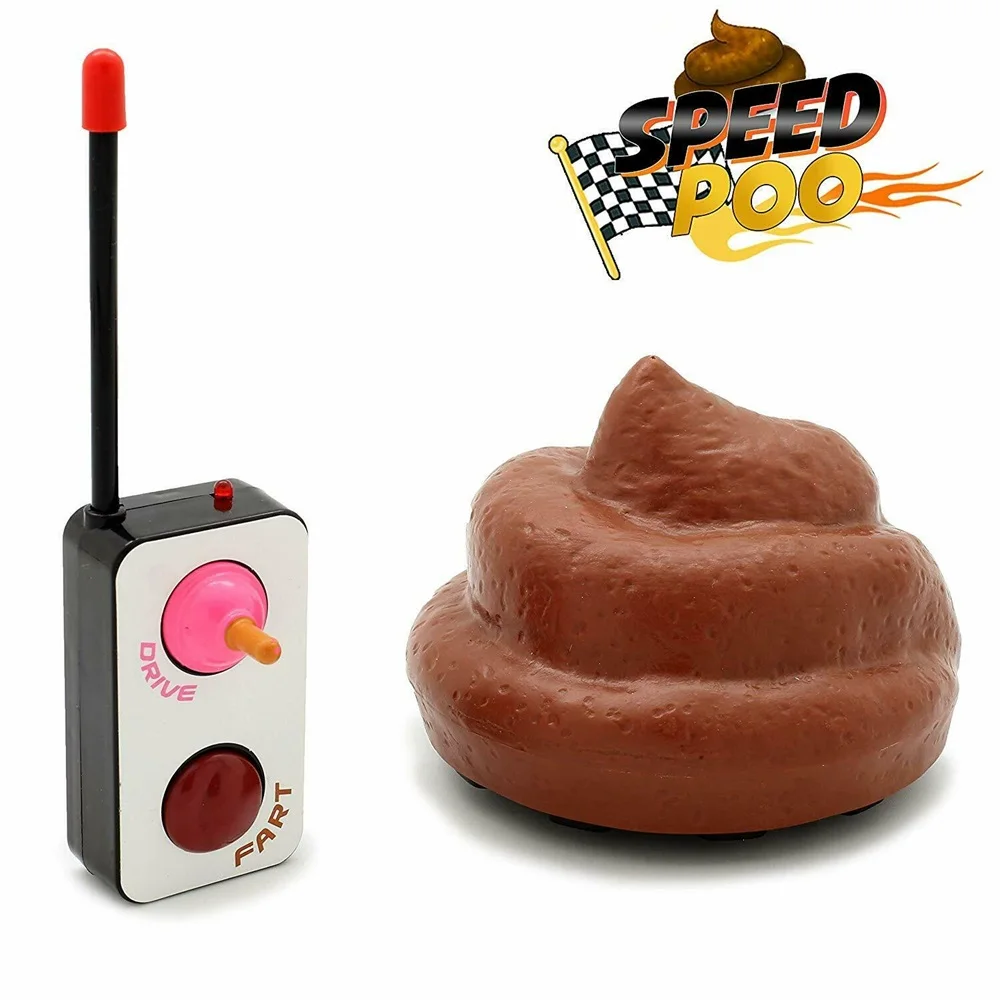 Toys & Hobbies Gags & Practical Jokes Fancy Remotecontrolled Poop Toy Speed Poo Christmas Gift