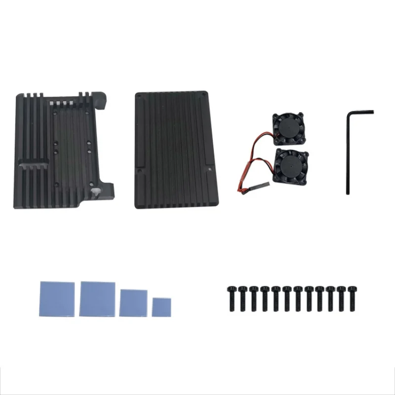 Новая мода подходит для Raspberry Pi 4 Металлический корпус защитный корпус Case5vv