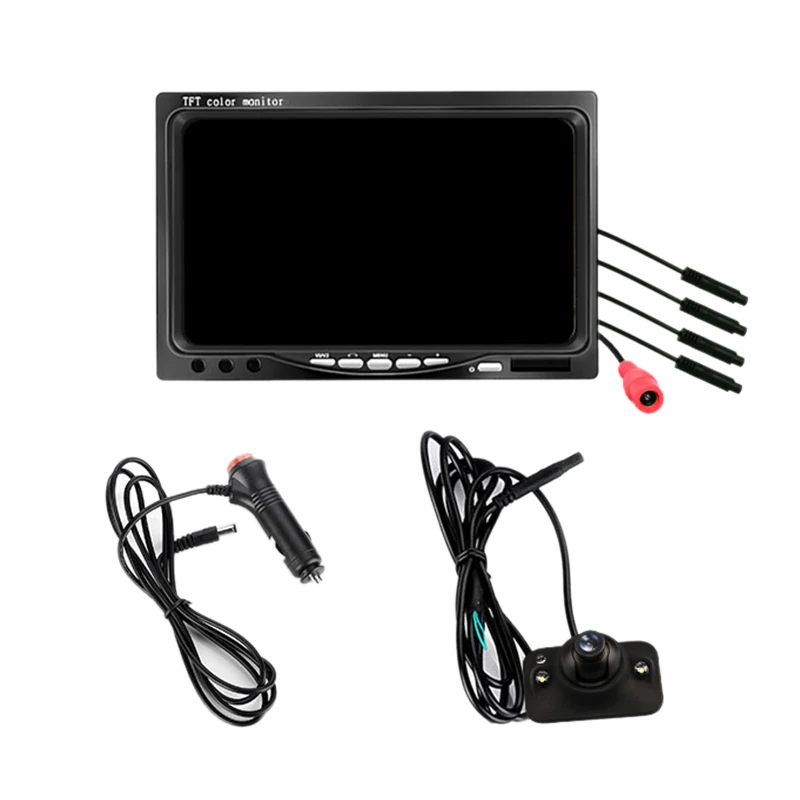 7 Inch 4 Split Car Display + Photosensitive Camera 360 Degree Panoramic Reversing Ie System Parking Assist W | Автомобили и