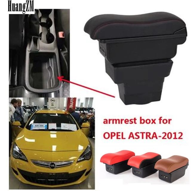 Für Opel Astra Armlehne Box Opel Astra J Universal Auto Zentrale Armlehne  Lagerung Box tasse halter aschenbecher änderung zubehör - AliExpress