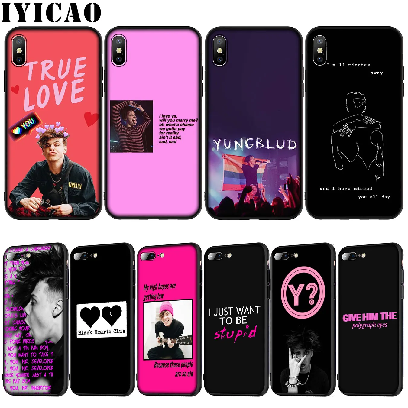 Yungblud рэпер певец Мягкий силиконовый чехол для iPhone 12 мини XR X XS 11 Pro Max 10 6 6S 7 8 plus 5S SE