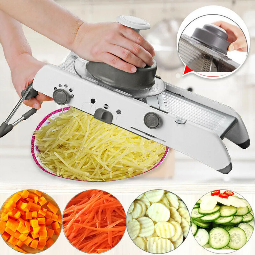  Multifunctional vegetable slicer household potato slicer potato chip slicer radish grater Kitchen T - 4000400815265