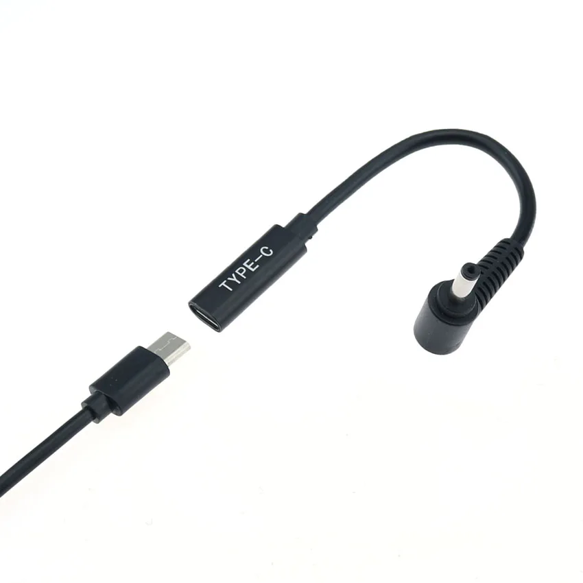 USB 3.1 Type C Female to DC 7.9*5.0 4.0*1.35 5.5*2.5 2.1 4.8*1.7 mm Male PD Power Charger Adapter Connector Cable for lenovo HP