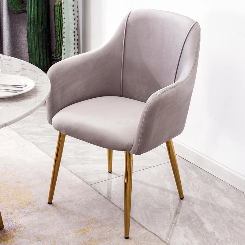 New Arrival Nordic Dining Chair Leisure Room Single Living Sofa Meeting Negotiation Balcony Apartment | Мебель