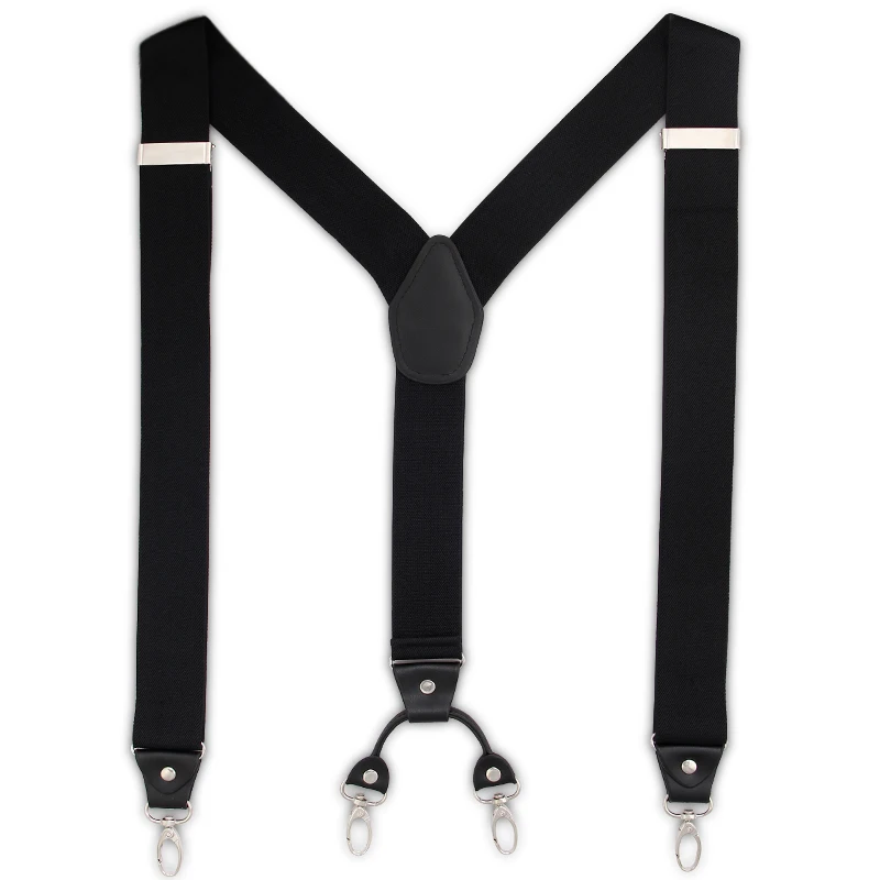 Stars Pattern Suspenders Clip On Adjustable Braces Unisex Y-Back Clip Q 