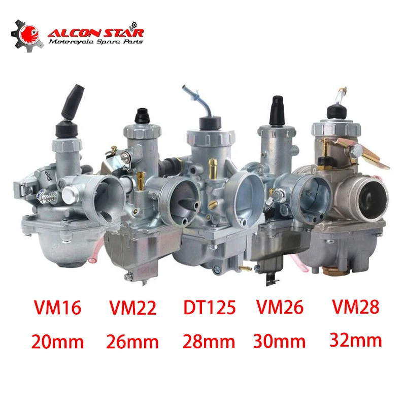 Карбюратор Alconstar Mikuni VM16 VM22 VM26 VM28 для 150cc 160cc 200cc 250cc двигатель YAMAHA DT125 CRF KLX TTR Pit Dirt