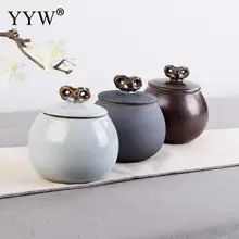 Коробка для чая упаковочная керамическая банка с крышкой Герметичная канистра контейнер для чая Чайная жестяная коробка для хранения Theedoos кухонные добавки