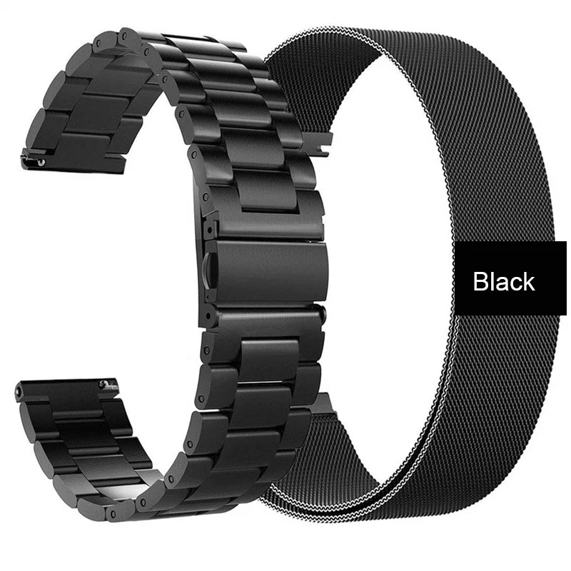 Металлический ремешок для смарт-часов Haylou LS02/Mibro Air с магнитной петлей Xiaomi Huami Amazfit