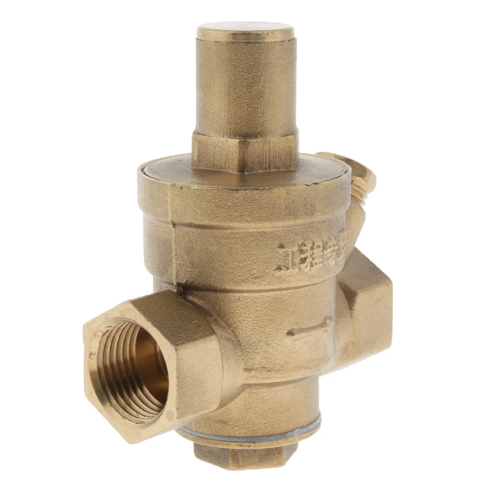 

DN15 Brass Water Pressure Reducing Regulator Valve Adjustable for Water Purifier Parts High Quality