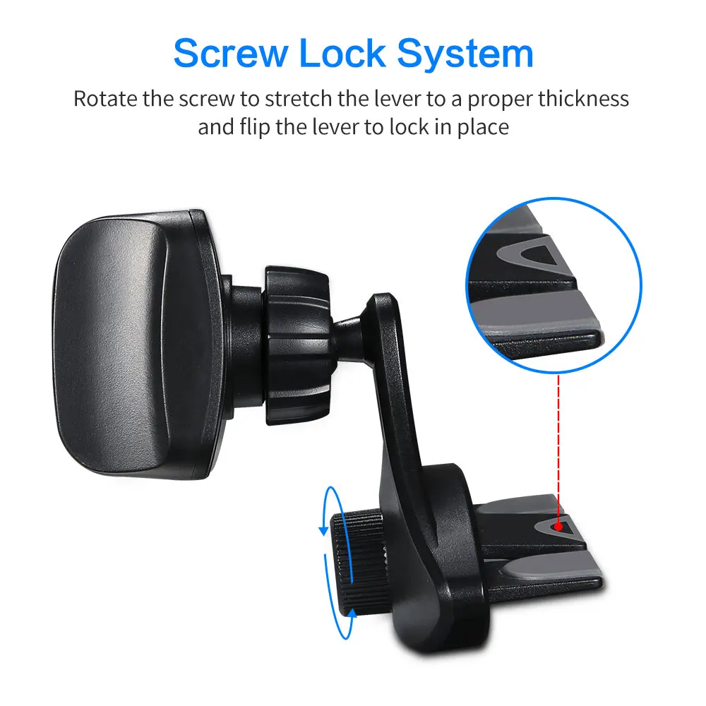  KISSCASE Auto Telefon Halter CD Slot-Halterung Für iPhone Samsung 360 Grad Rotation Universal Handy