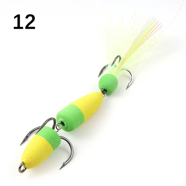 W.P.E New Fishing Lure 1pcs M Swim Bait Soft Lure High Density Foam Lure Fishing Tackle Multicolor Bass Artificial Lure Wobblers 12