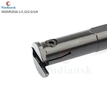 

MGIVR2016-1.5 MGIVR2016-2 MGIVL2016-2.5 -3metal Grooving Turning Tool Holder CNC Grooving Tool Hole Turning Tool Holder
