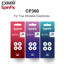 Dunu SpinFit CP360 Silicone Eartips Cho Âm Không Dây Bluetooth Tai Nghe 1 THẺ/2 Đôi Bao Gồm 2 Kích Thước (Nhỏ /Phụ Nhỏ)