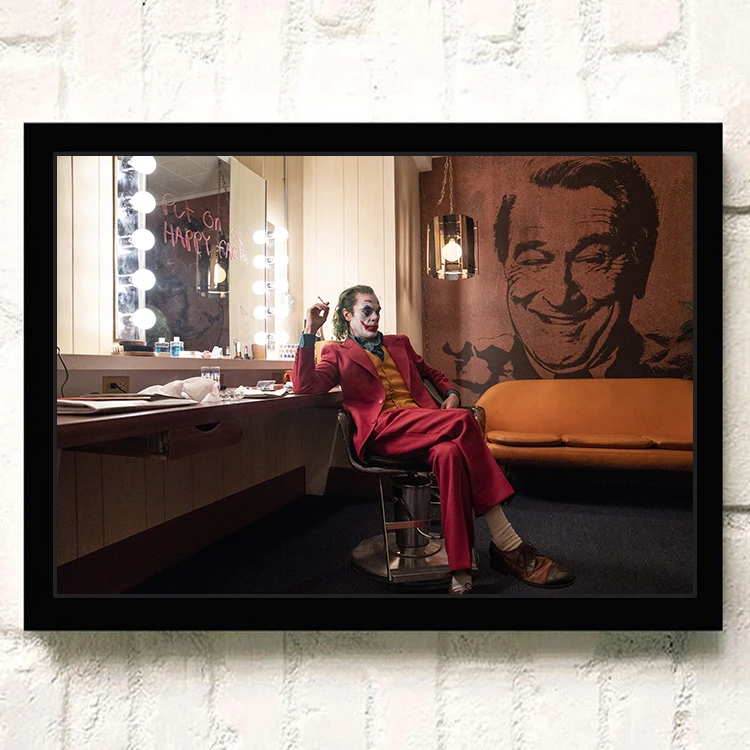 Joker, Joaquin, Phoenix, Хит, Ledger, DC фильмы-комиксы, настенная живопись, печать на холсте, для гостиной, Постер, картинки, домашний декор - Цвет: 14
