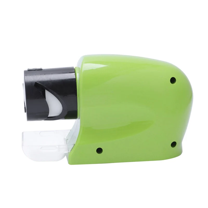 

Hot Sale Electric Knife Sharpener, Multi-functional Motorized Knife Blade Sharpener, Home Kitchen Knives Sharpening Tool green