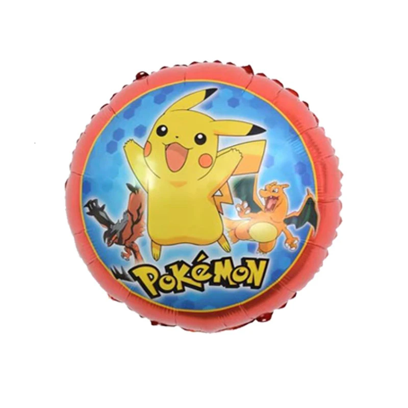 10 шт. 18 дюймов мультфильм Пикачу из Pokemon Go фольги Воздушные шары Детские баллоны с гелием День Рождения украшения Детские поставки globos