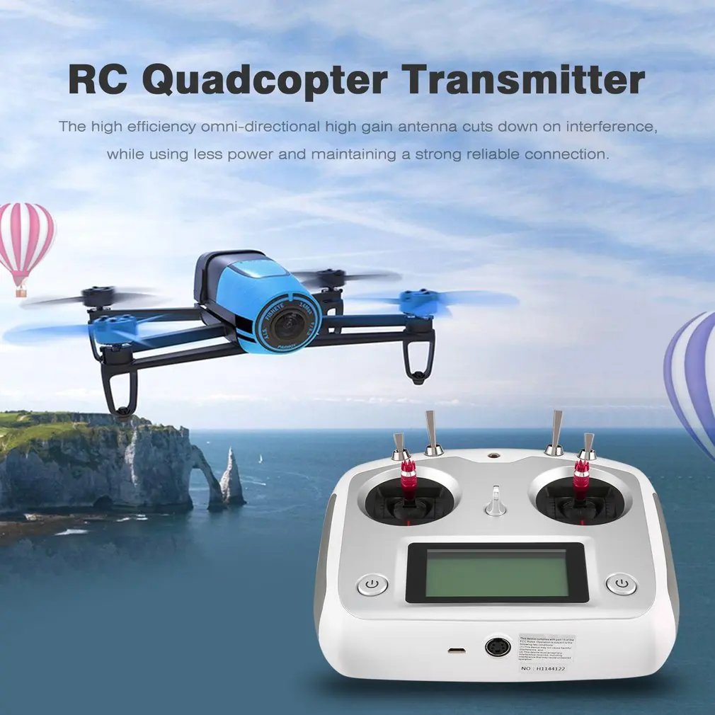 10CH 2,4G RC передатчик для квадрокоптера цифровой пропорциональный радиопульт дистанционного управления для FS-I6S Радиоуправляемый вертолет запчасти для электронных игрушек