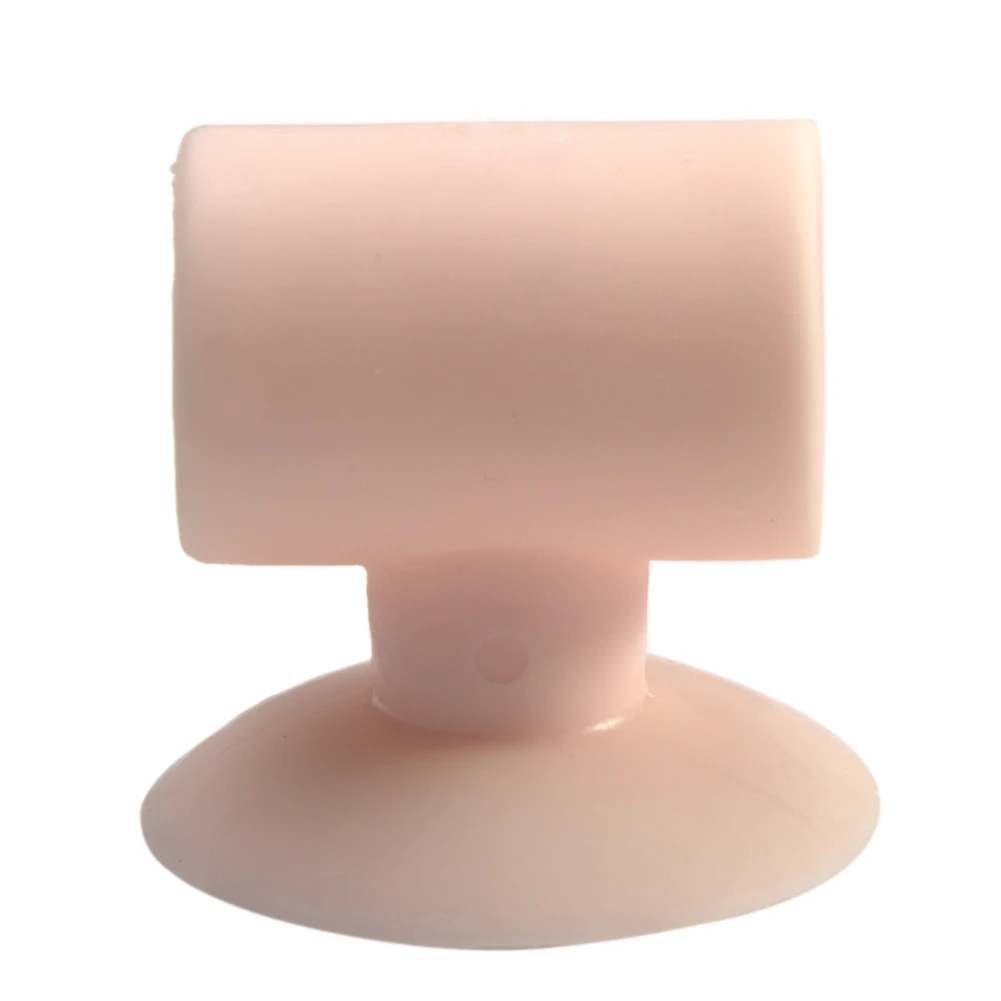 light pink Всасывающие самоклеющиеся стены протектор дверные ручки бампер Краш Pad Guard резиновая пробка#25 - Цвет: light pink