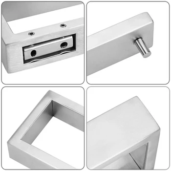 

Accessory Rail Rack Holder Tool Kitchen Hand Towel Stainless Steel Silver