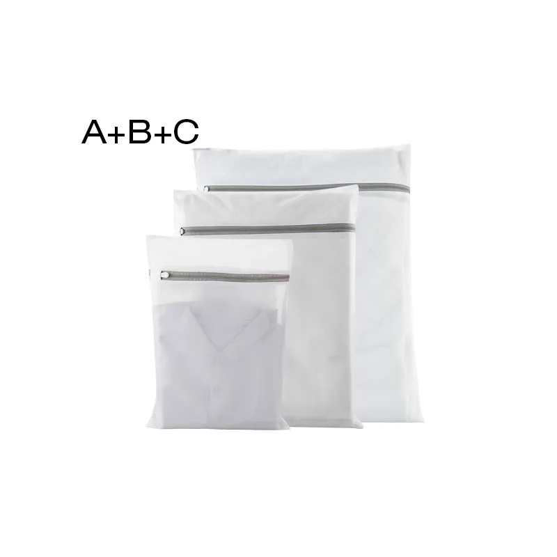 set of 3 Моющий сетчатый мешок для стирки сумка для белья дорожная ткань для хранения бюстгальтер и трусы сетка для хранения сумка на молнии - Цвет: set of 3