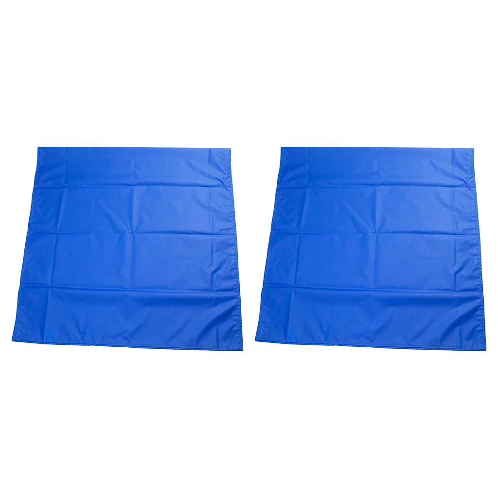 2pcs Multi-function Reusable Nursing Transfer Slide Sheet for Patient Elderly Home Hospital Spa Use Blue - 75x75cm