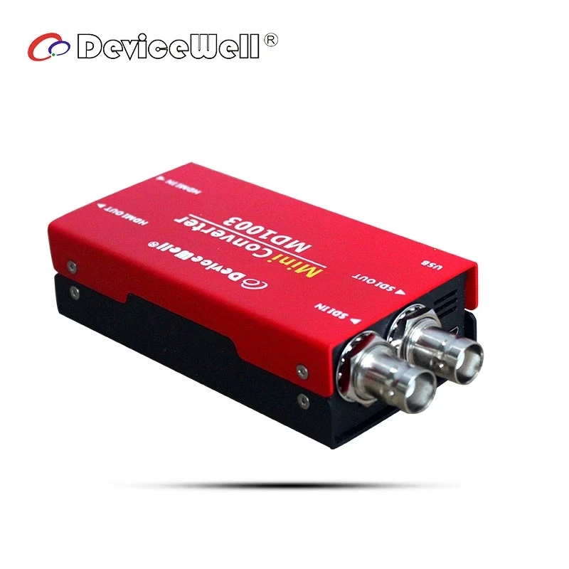 US $75.05 DeviceWell MD1003 mini Converter Bidirectional Broadcast Level SDIHDMIcompatible with Power Supply and Plug Adapter 1080P60