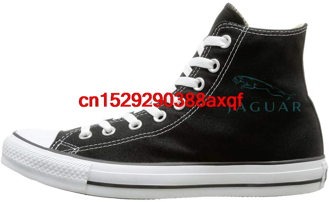 

Daily Jaguar Logo Print High-top Flat Canvas Shoes Fashion Sneakers Plus