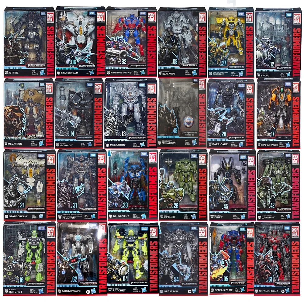 Hasbro transformadores Studio Series serie SS Megatron Bumblebee trinquete Optimus Prime Starscream ironhide Bolide transformador Juguetes