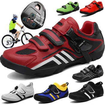 

CUNGEL Cycling Shoes Heat Moldable 3K Carbon Fiber Road Bike Sneakers Buckle or 1/2 Shoelaces Self-locking Thermoplastic Bicycle