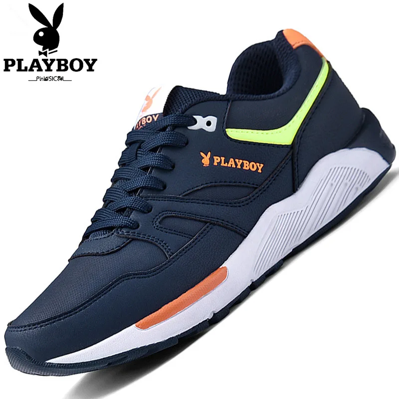 

PLAYBOY MEN'S SHOES Sports Footwear Spring And Autumn New Style Students Korean-style Running Shoes Youth Fashion MEN'S SHOES Su