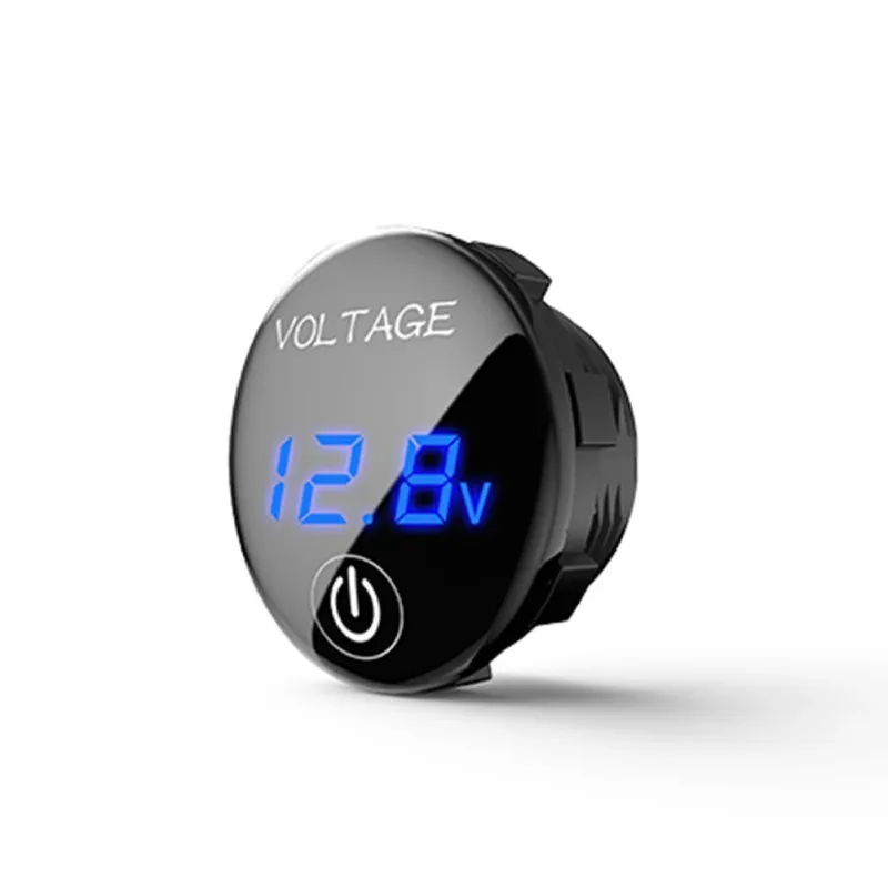 DC12-24V автомобильный мотоцикл светодиодный цифровой дисплей Тестер измеритель напряжения батарея Вольтметр для напряжения цифровые счетчики напряжения
