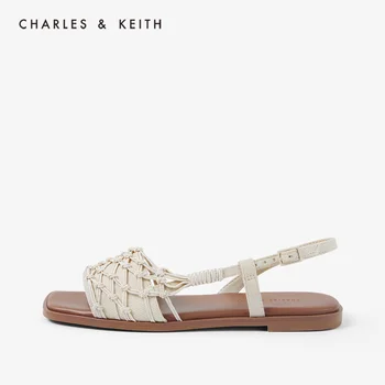 

CHARLES＆KEITH New Arrival for Summer 2020 CK1-70380783Women woven uppers flat with open-toed sandals