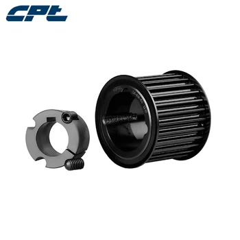 

8M Steel Flanged Timing 38 Teeth Taper Bushed Bore with 1615 bushing for belt width 50mm 38-8M-50-1615