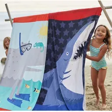 Натуральный хлопок пляжное Полотенца в европейском и американском стиле Стиль Pbk активность с спортивного плавания для детей большой Размеры взрослых Полотенца 16