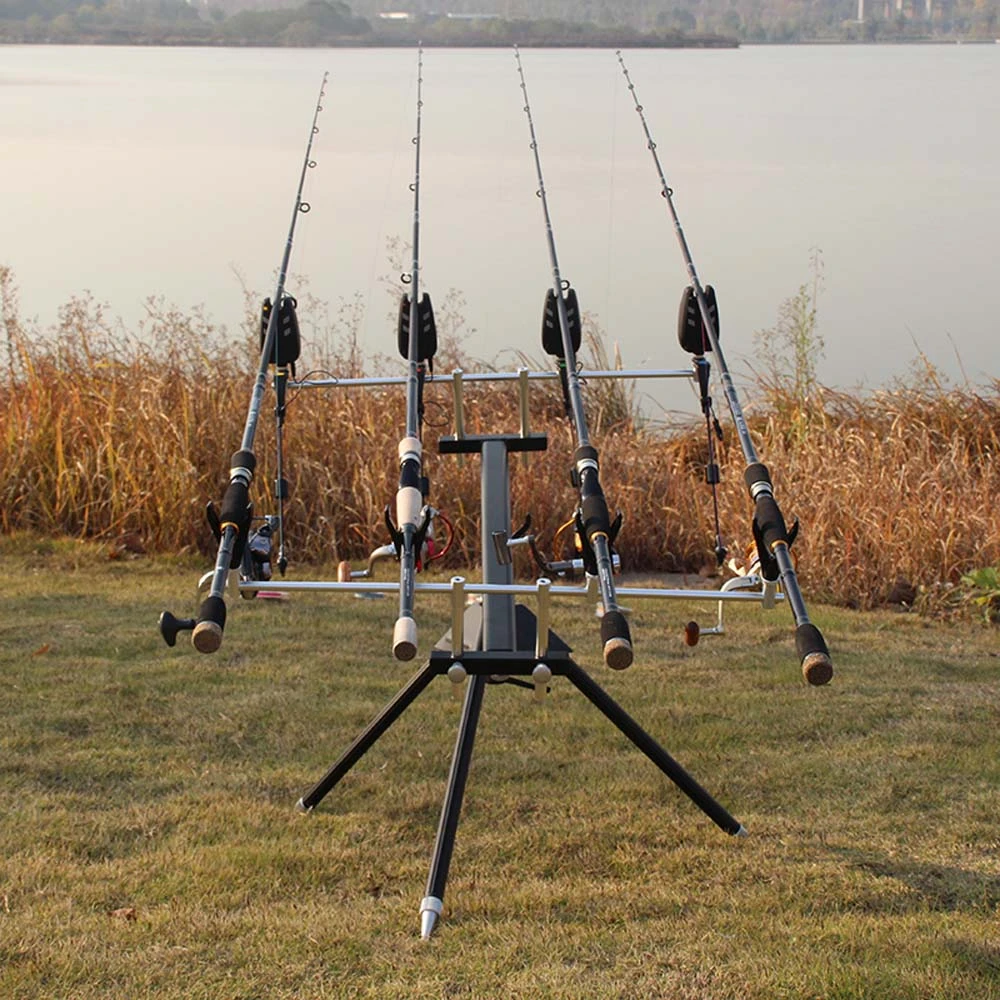 Aluminum Fishing Rod Pod Holder Stand For Carp Fishing Bite Alarm