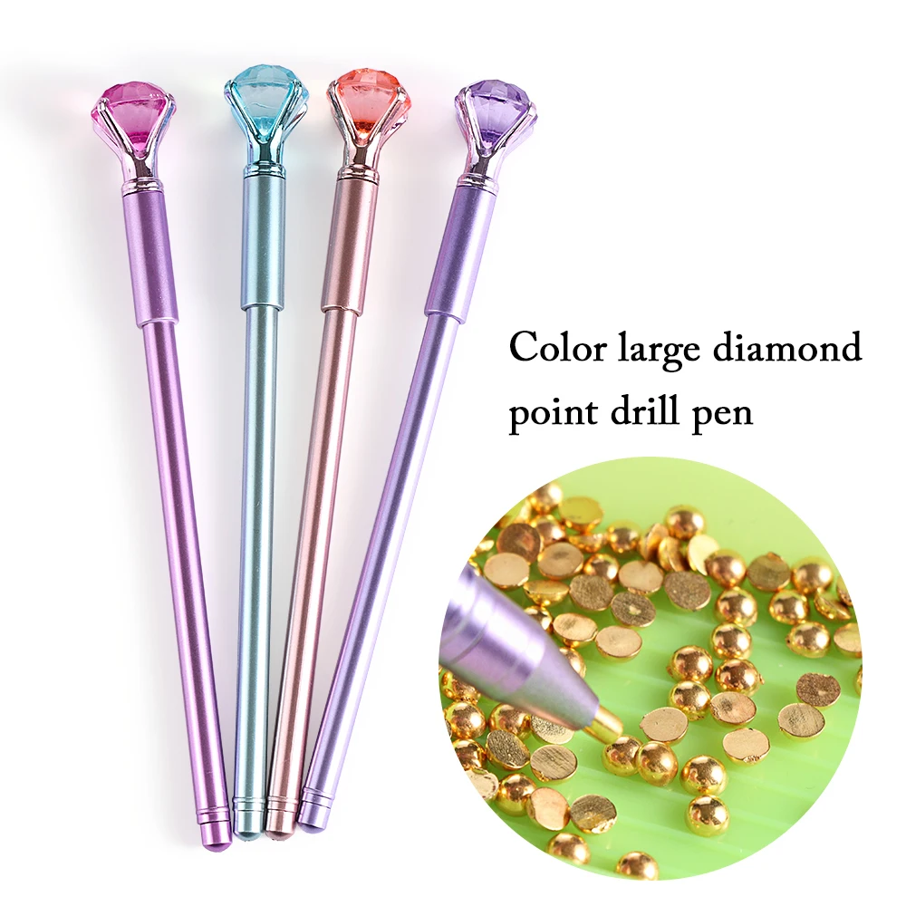DIY Cross Stitch Diamond Crystal Pens 5D Diamond Painting Point Drill Pen 