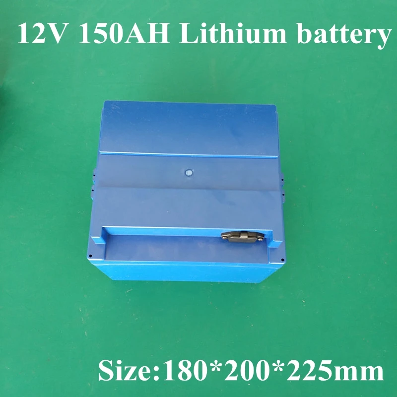 

12v 150Ah Lithium Li Ion Battery 12v Battery Pack Bms 100A for Escooter Campers Motor Home Solar Energy Storage+10A Charger