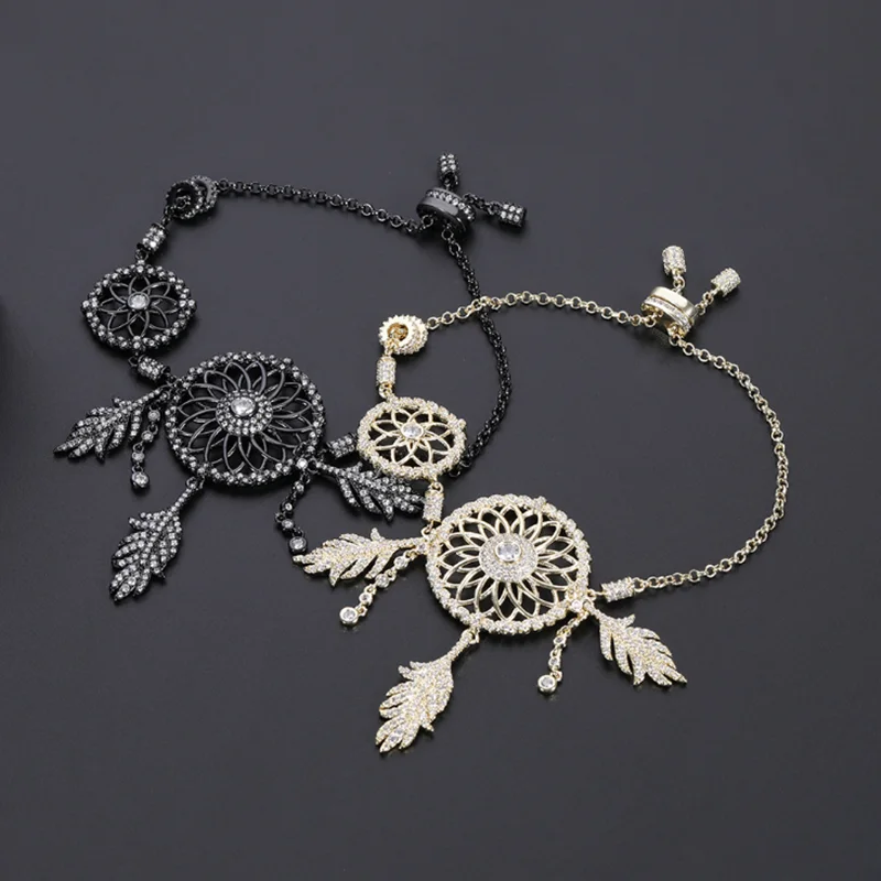 Трендовая цепочка с кулоном Ловец снов ожерелье кулон в виде пера свитер браслет