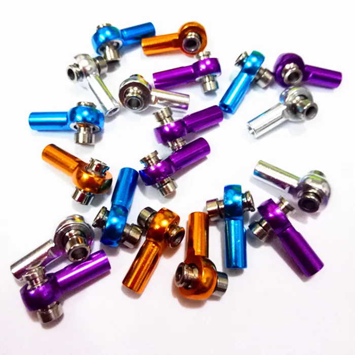 

2PCS M3 Ball Head Holder Adjustable Steering Tie Rod Length Link Rod End RC Hobby Model for 1:10 RC Climbing Car Upgrade Parts