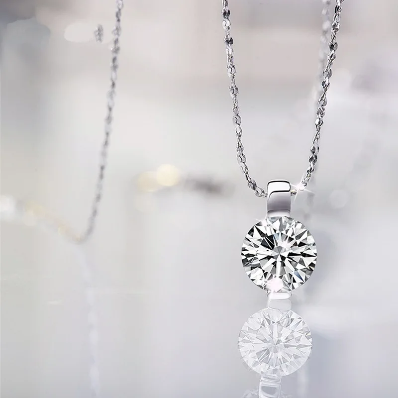 Серебряное ожерелье короткая ключица цепь женская подвеска простое ожерелье с аксессуарами