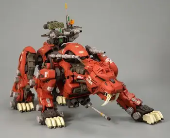 

Cartoon club brand ez-006 hum 1 / 72 zoo knife tiger assembly Figurine transformers robot children's toys