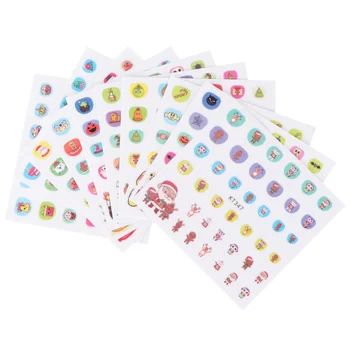 

10Pcs Lovely Nail Sticker Kids Stickers Art Nail Tool Nail Tool for Gift
