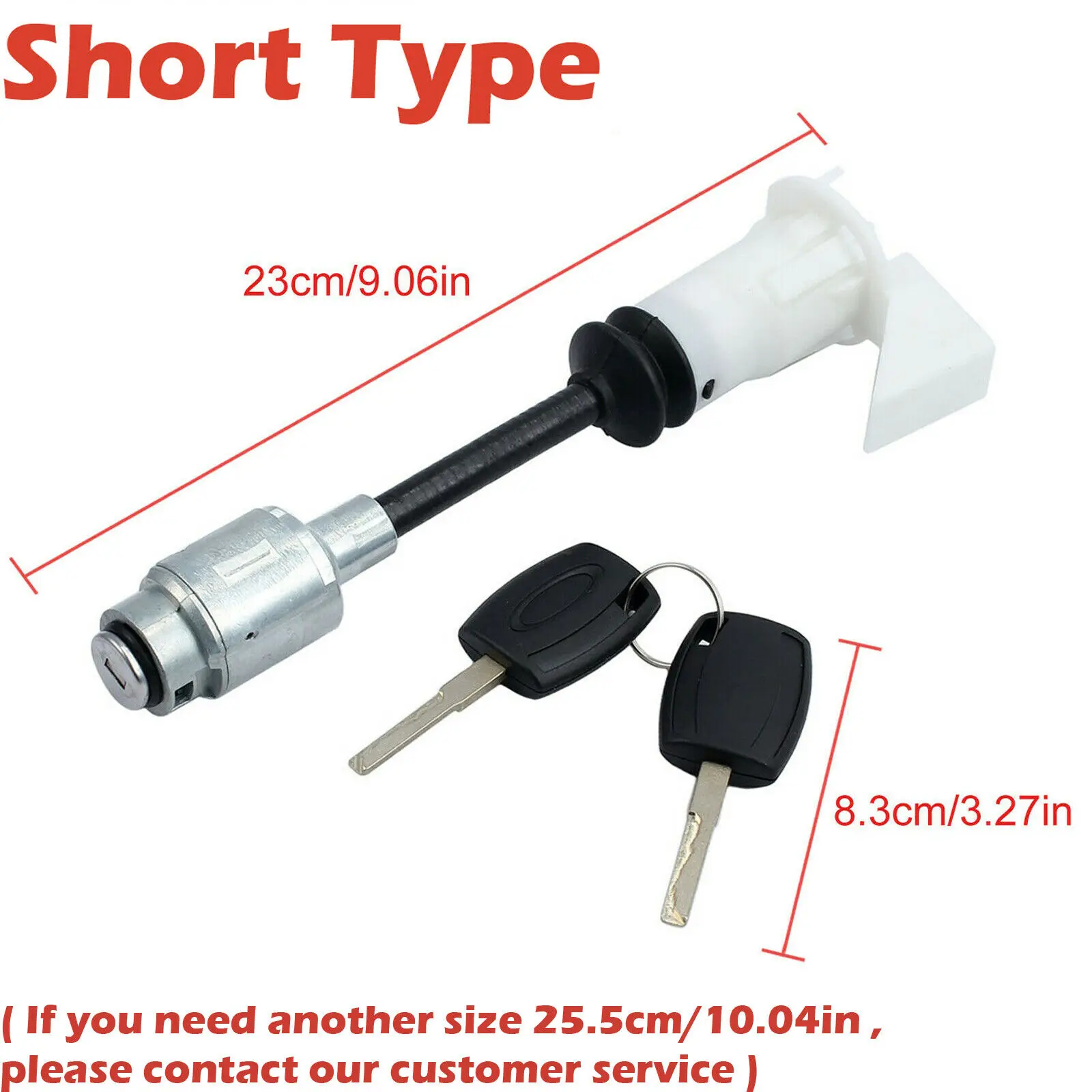 Ремонт переднего замка капота + 2 ключа короткий тип для Ford Focus MK2 2004 2012 4556337 2003 2007