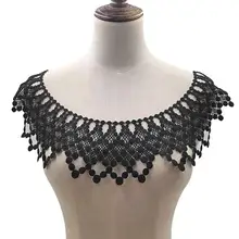 Новое поступление шитье из кружева тканевая аппликация декольте изысканное украшение ручной работы отделка Вышивка Ткань кружевные аксессуары воротник