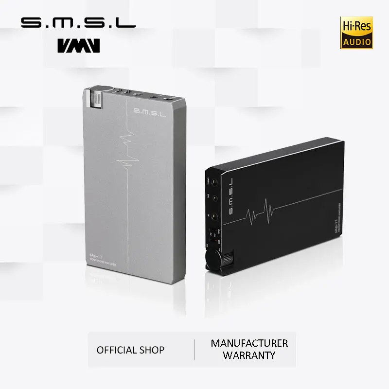 SMSL SAP 11 Hifi Audio Portable Player Headphone Amplifier Built in High capacity Battery 2 5mm Balanced 3 5mm Unbalanced Output