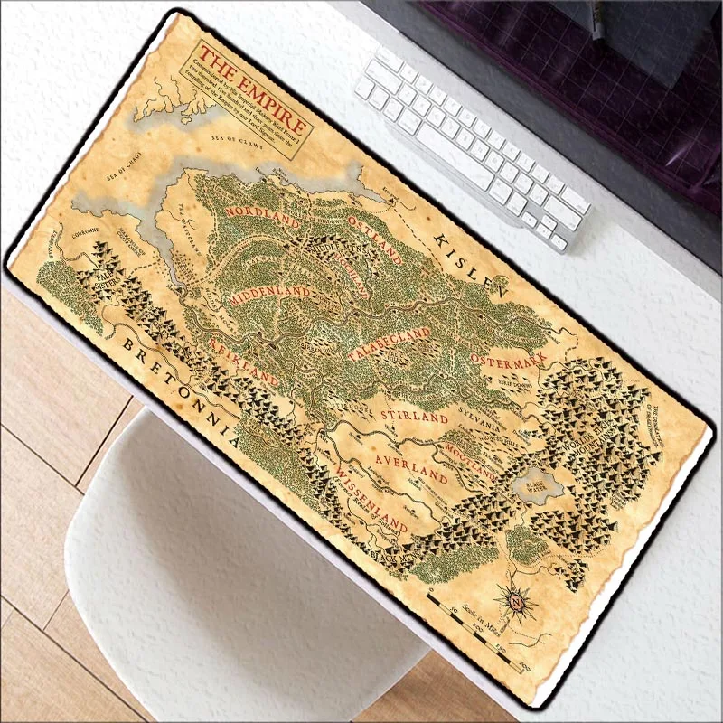 World Map Large Gaming Mouse Pad Lockedge Mouse Mat For Laptop Computer Keyboard Pad Desk Pad For D